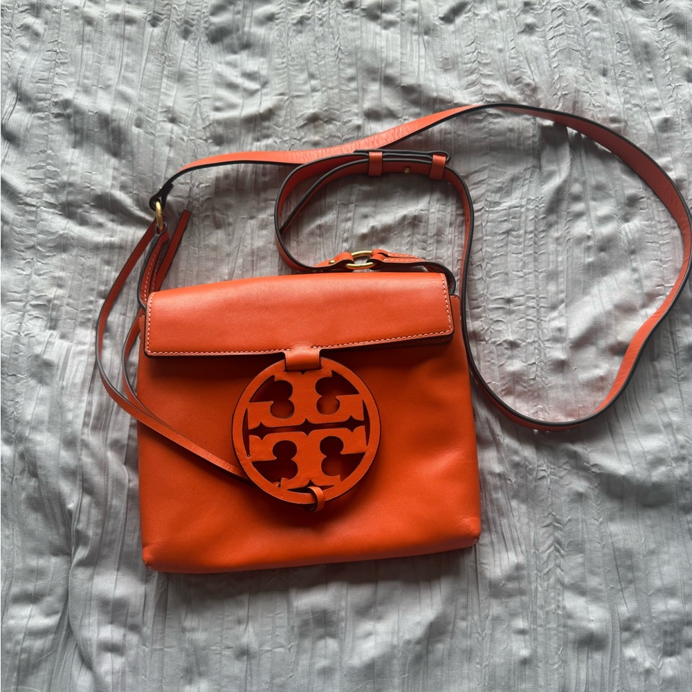 Tory Burch Vibrant Orange Crossbody Bag